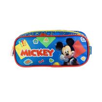 Estojo Duplo Mickey Y - Xeryus Cor:Azul