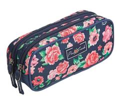 Estojo Duplo Paul Frank Floral Escolar Infantil Meninas Estojo Duplo Paul Frank Floral Escolar Infantil Meninas