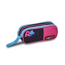 Estojo Duplo Rafa e Luiz Compartimento Amplo Juvenil Escolar