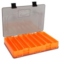 Estojo duplo rochel pesca laranja c/tampa fluor fume