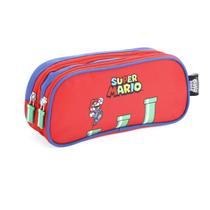Estojo Duplo Super Mario Bros Nintendo Classic - AZ