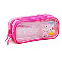 Estojo Duplo Sweet Donuts Retangular Estojo Duplo Sweet Donuts Retangular