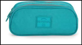 Estojo Duplo Tecido Up4You Crinkle Verde