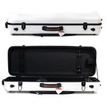 Estojo Duplo Viola até 43cm Orquezz com Fecho Branco Bolso Estojo Duplo Viola até 43cm Orquezz com Fecho Branco Bolso