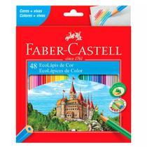 Estojo Ecolapis 120148 com 48 Cores Faber Castell