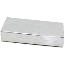 Estojo Em Aço Inox - Liso - 18x8x3cm Estojo Em Aço Inox - Liso - 18x8x3cm