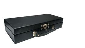 Estojo em Corvin , Almofadado por dentro , Pra uso de jogo de bola 10 bola 50mm ,Sinuca