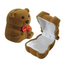 Estojo Em Veludo Urso Médio De Gravata Estojo Em Veludo Urso Médio De Gravata