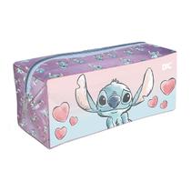 Estojo Escola Grande Disney Stitch 1 Compartimento PVC Dac