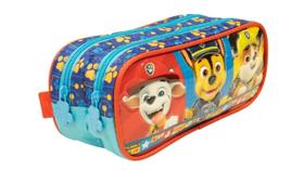 Estojo Escolar 02 Compartimentos Patrulha Canina Paw Patrol