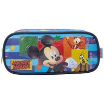 Estojo Escolar 1 Compartimento Infantil Disney Mickey Mouse Estojo Escolar 1 Compartimento Infantil Disney Mickey Mouse