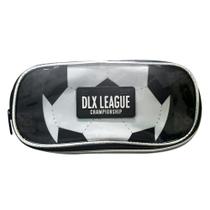 Estojo Escolar 2 Compartimentos DLX League Futebol