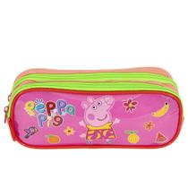 Estojo Escolar 2 Compartimentos Peppa Fruits Sestini Estojo Escolar 2 Compartimentos Peppa Fruits Sestini