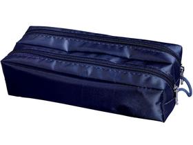 Estojo Escolar 2 Divisórias com Zíper DAC - 085AZM Azul