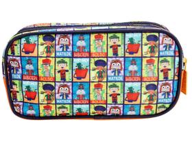 Estojo Escolar 2 Divisórias Porto Papel com Zíper - Corte e Cole Xeryus Estojo Escolar 2 Divisórias Porto Papel com Zíper - Corte e Cole Xeryus