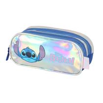 Estojo Escolar 3 Compartimentos Holografico Stitch EI41685SC