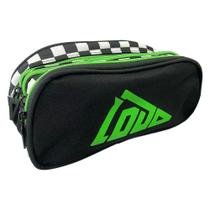 Estojo Escolar 3 divisorias Loud Preto - ET50245LD - LUXCEL Estojo Escolar 3 divisorias Loud Preto - ET50245LD - LUXCEL