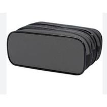 Estojo escolar 3 repartições zíper triplo Sport unissex grande Estojo escolar 3 repartições zíper triplo Sport unissex grande