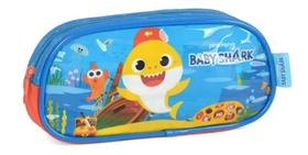 Estojo Escolar Baby Shark Infantil Simples Ei36804bs Estojo Escolar Baby Shark Infantil Simples Ei36804bs