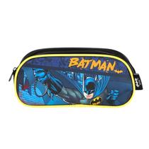 Estojo Escolar Batman Gotham City 1 Zíper - Luxcel