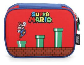 Estojo Escolar Box 100 Pens Super Mario Original