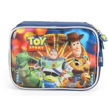 Estojo Escolar Box 100 Pens Toy Story Woody Buzz Azul - Luxcel