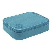 Estojo Escolar Box Académie Turquesa Tilibra Estojo Escolar Box Académie Turquesa Tilibra