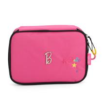 Estojo Escolar Box Barbie Rosa Pink Luxcel