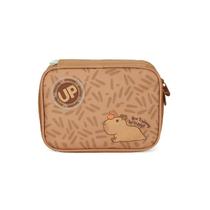 Estojo Escolar Box Capivara Up4you 022079 Cor:Marrom