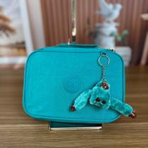 Estojo Escolar Box Com 4 Repartiçoes Vem Com Chaveiro Varias Cores