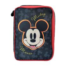 Estojo Escolar Box Com Divisória Mickey Mouse DAC