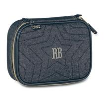 Estojo Escolar Box Jeans Juvenil Rebecca Bonbon Original Nova Coleção Cor:Jeans
