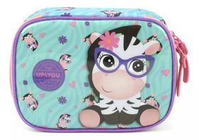 Estojo Escolar Box Organizador Zebra 100 Pens Grande Up4you