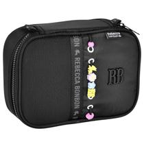 Estojo escolar box para 36 lápis Beaded Fun Rebecca Bonbon - preto