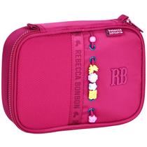 Estojo escolar box para 36 lápis Beaded Fun Rebecca Bonbon - rosa