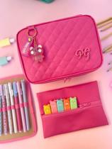 Estojo Escolar Box Sintético Papa Goiaba chaveiro sapinho - 7898310169998