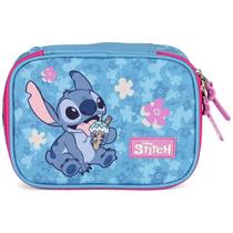 Estojo escolar box Stitch Disney Luxcel - pink Estojo escolar box Stitch Disney Luxcel - pink