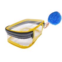 Estojo escolar box transparente Jumbo sortido Fizz