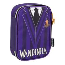 Estojo Escolar Box Wandinha Roxo Et47266wd Luxcel - Un