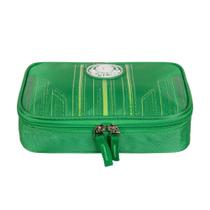 Estojo Escolar Box X2 Especial Sestini Palmeiras Verdão Cor:VerdeTamanho:ÚnicoGenero:Unissex