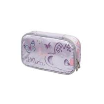 Estojo Escolar C/ Divisória Lilica Ripilica Jardim Secreto Feminino