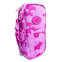 Estojo Escolar Camuflado Case Médio 1 Zíper - Daterra