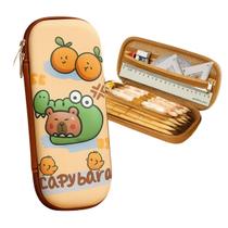 Estojo Escolar Capivara Capybara 3D Porta Lápis