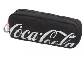 Estojo Escolar Coca Cola Original Preto Pacific 2024 Estojo Escolar Coca Cola Original Preto Pacific 2024