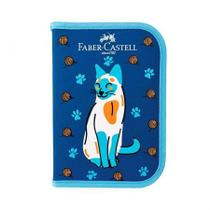 Estojo escolar completo Pets Gato 18.2223 - Faber-Castell