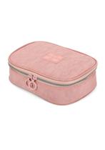 Estojo Escolar Comporta 100 Canetas ou Lápis Nude - Luxcel