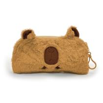 Estojo Escolar De Capivara Bolsa Lápis Pelúcia Fofa 22 CM Estojo Escolar De Capivara Bolsa Lápis Pelúcia Fofa 22 CM