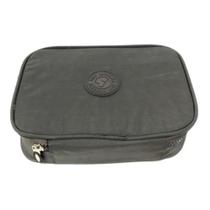 Estojo Escolar De Lápis Necessaire Cinza - Yepp