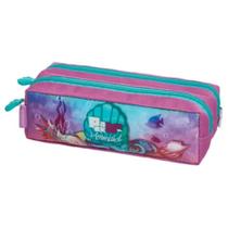 Estojo Escolar De Lápis Necessaire Infantil Pack Me Roxo