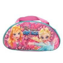 Estojo Escolar De Lápis Necessaire Infantil Princess On Ice